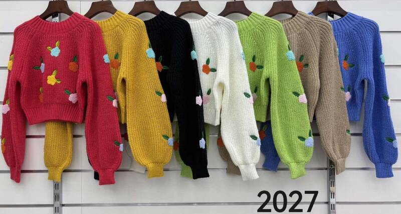 Swetry damskie Roz Standard, Mix Kolor .Paczka 10 szt